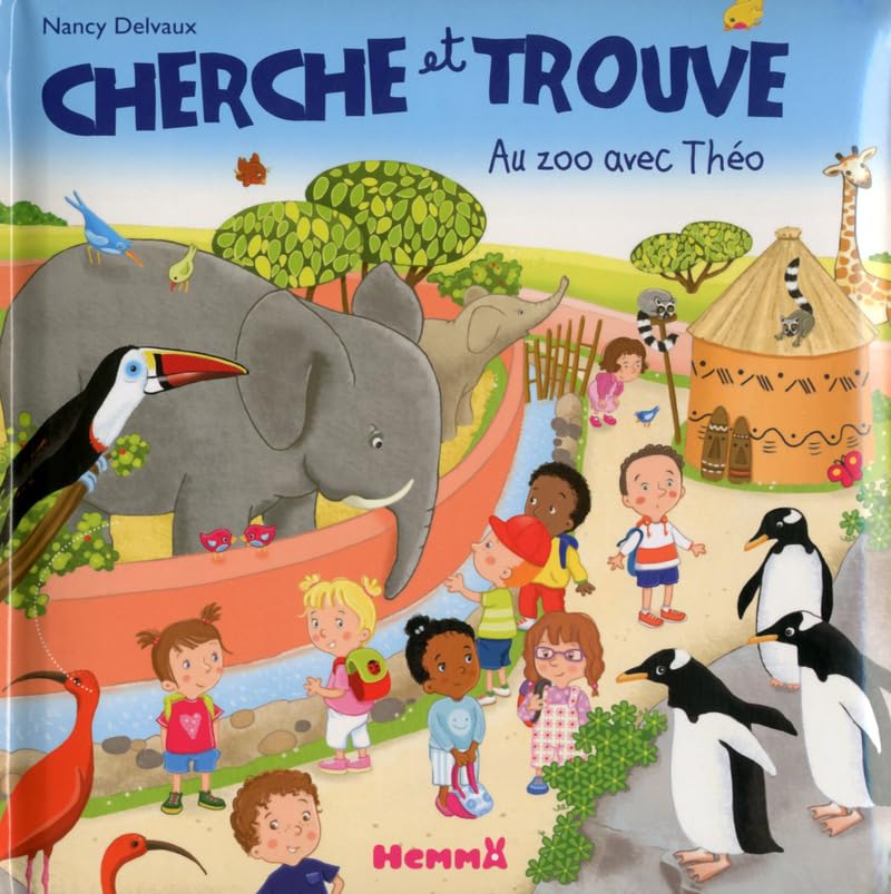 Cherche et trouve ... Théo va au zoo book