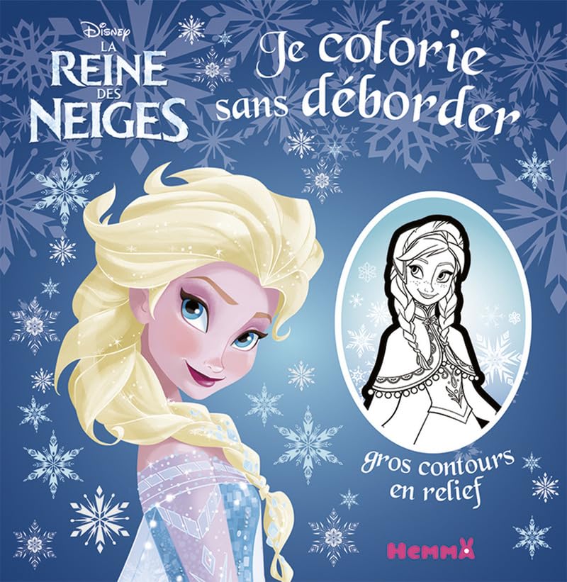 Disney - La Reine des Neiges - Je colorie sans déborder book