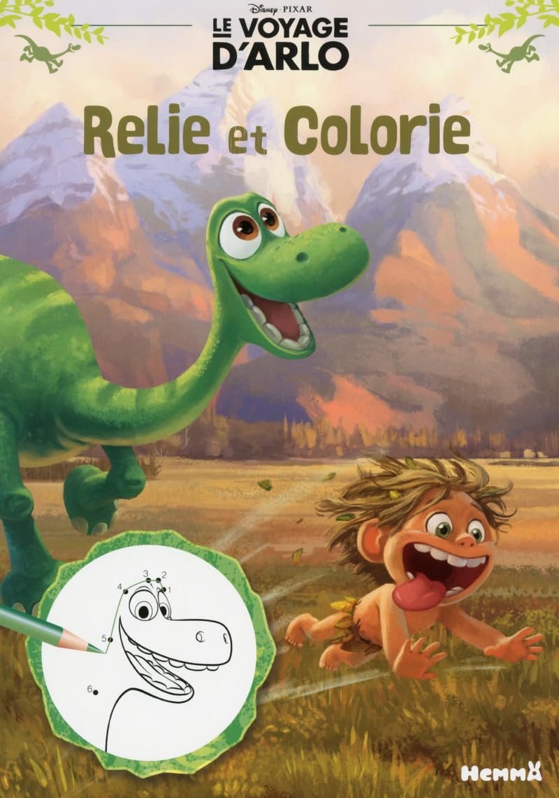 Disney - Le Voyage d'Arlo - Relie et colorie book