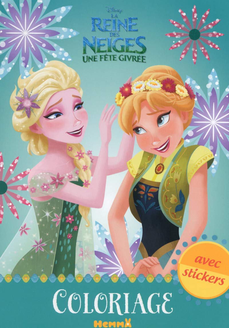 Disney La Reine des Neiges Une fête givrée Coloriage avec stickers: Tome 3, coloriages avec stickers Hobbies & Crafts