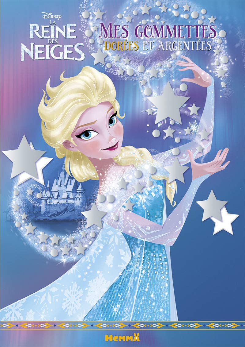 Disney La Reine des Neiges - Mes gommettes dorées et argentées book