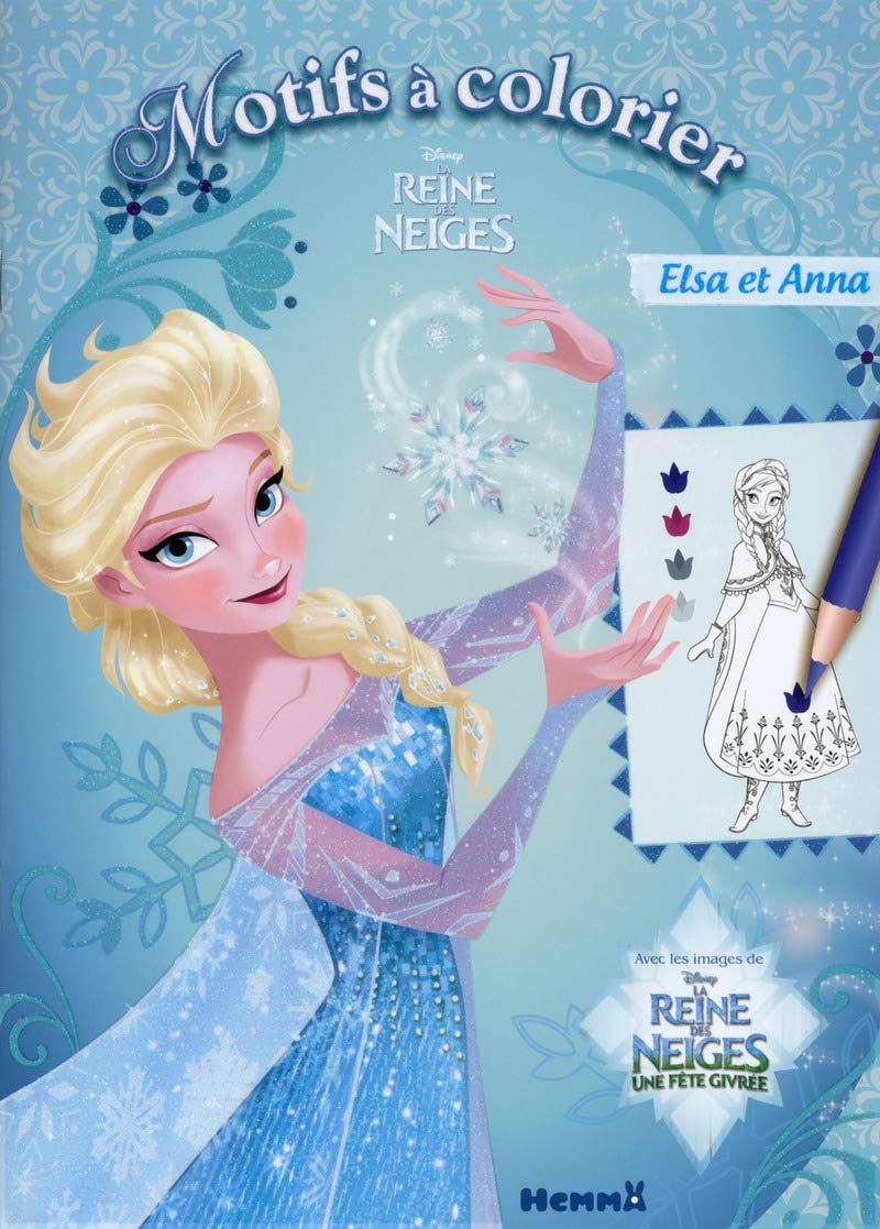 La Reine des Neiges - Motifs à colorier (Anna et Elsa) book