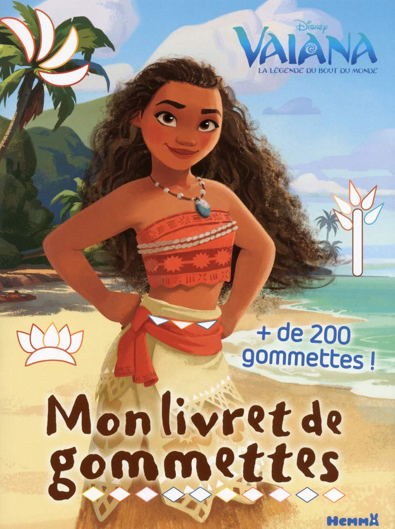Disney Vaiana - Mon livret de gommettes book