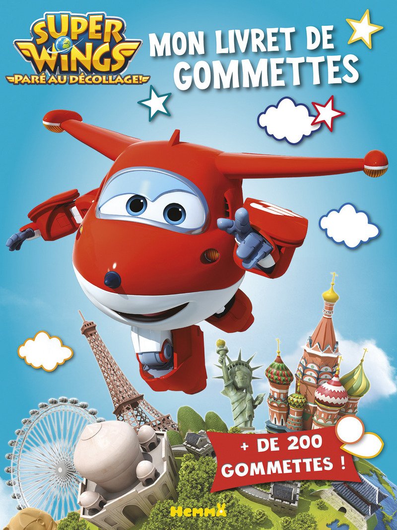 Super Wings - Mon livret de gommettes book