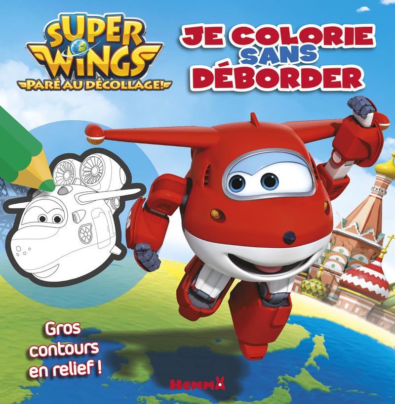 Super Wings - Je colorie sans déborder book