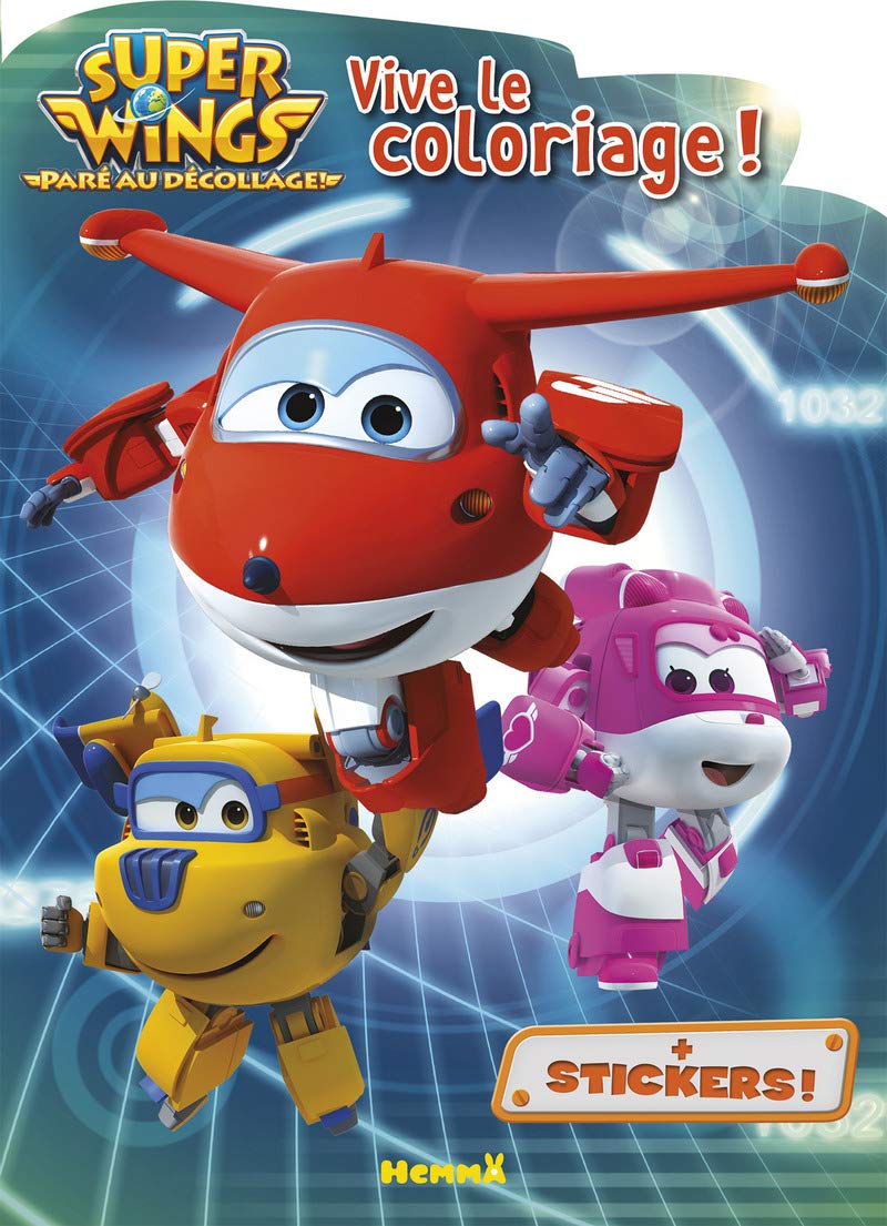 Super Wings - Vive le coloriage ! book
