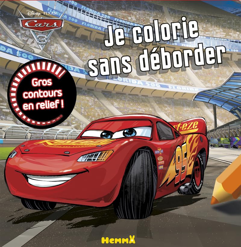 Cars 3 - Je colorie sans déborder book