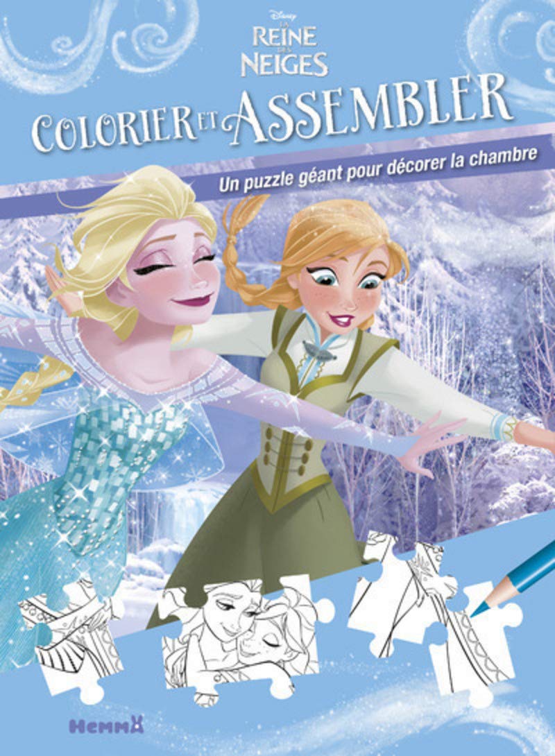Disney La Reine des Neiges - Colorier et assembler book