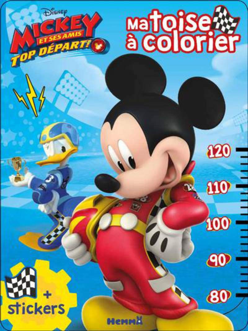 Disney - Mickey et ses amis, Top départ - Ma toise à colorier book