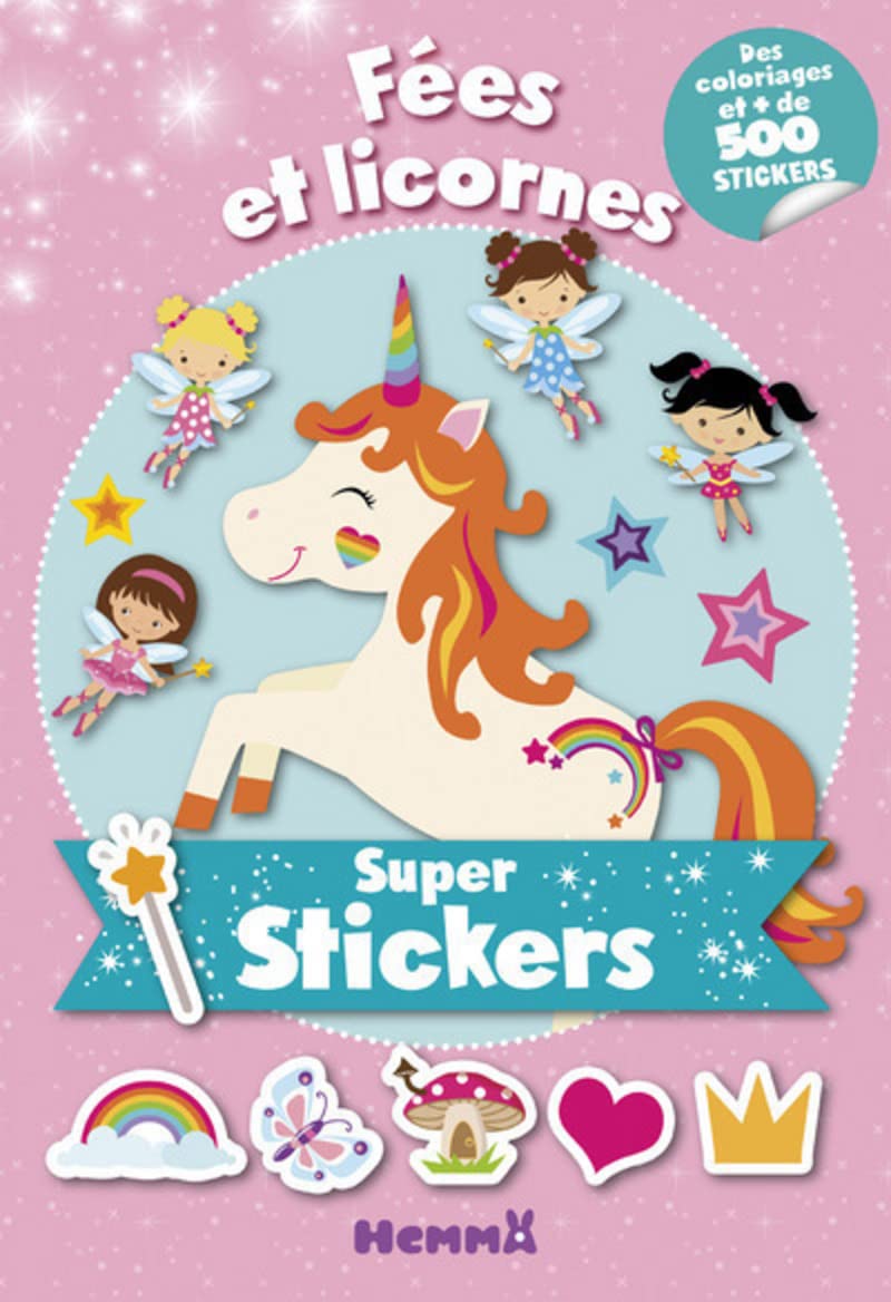 Super Stickers ! - Fées et licornes book
