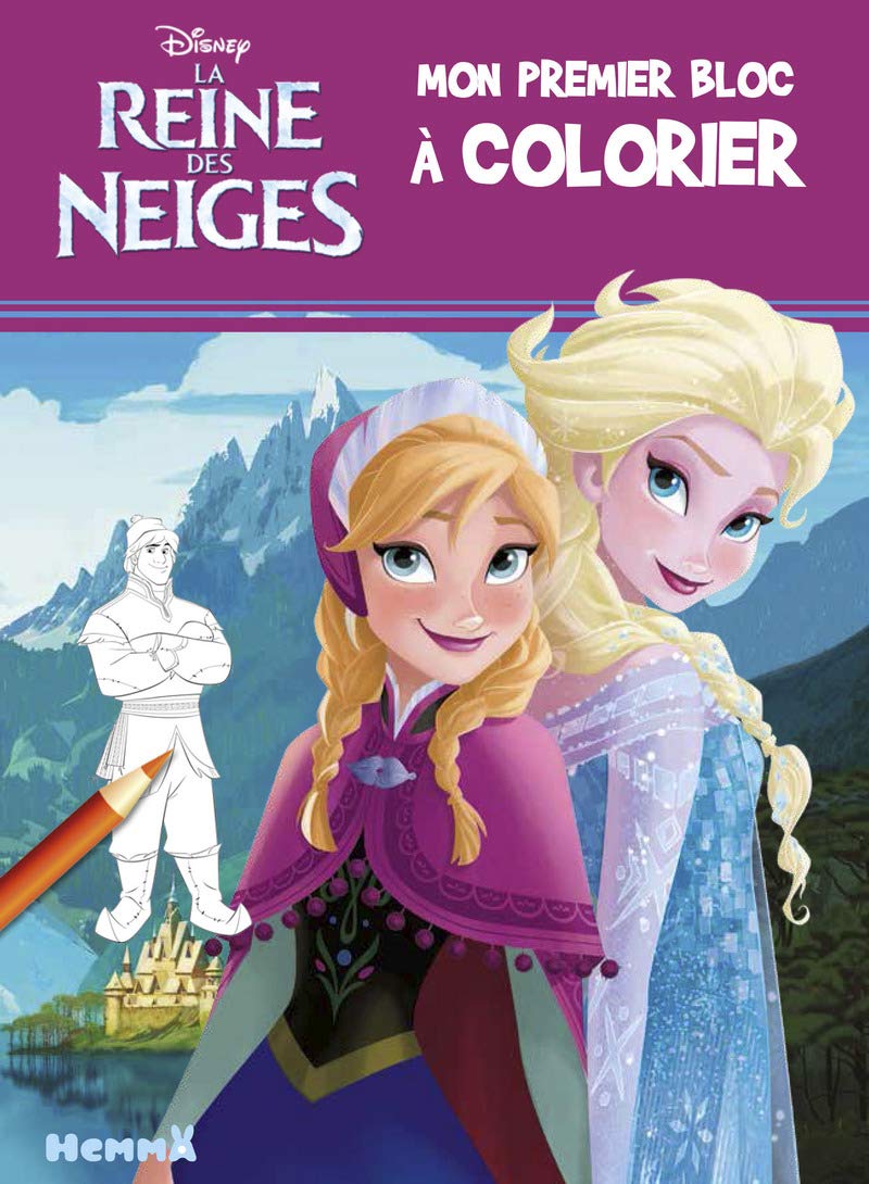 Disney La Reine des Neiges - Mon premier bloc à colorier (Anna et Elsa) book