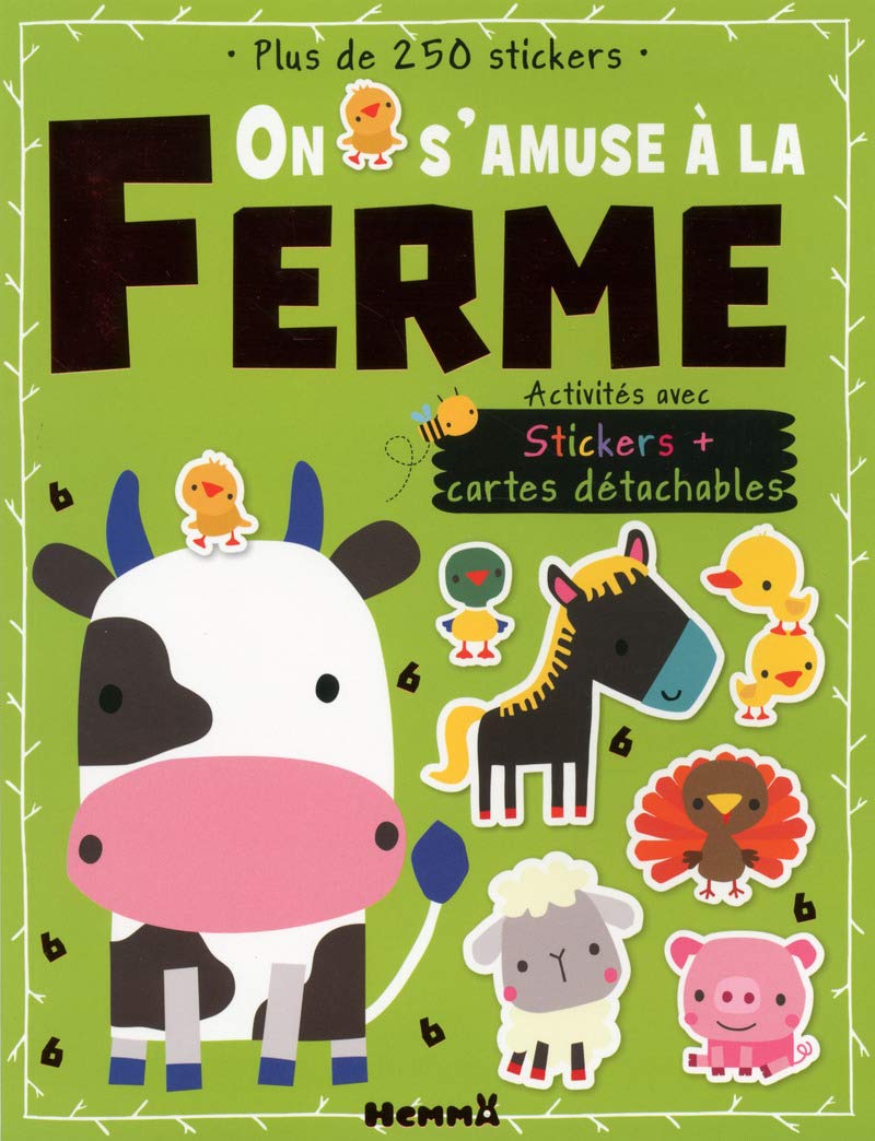 On s'amuse à la ferme - Activités avec stickers + cartes détachables book