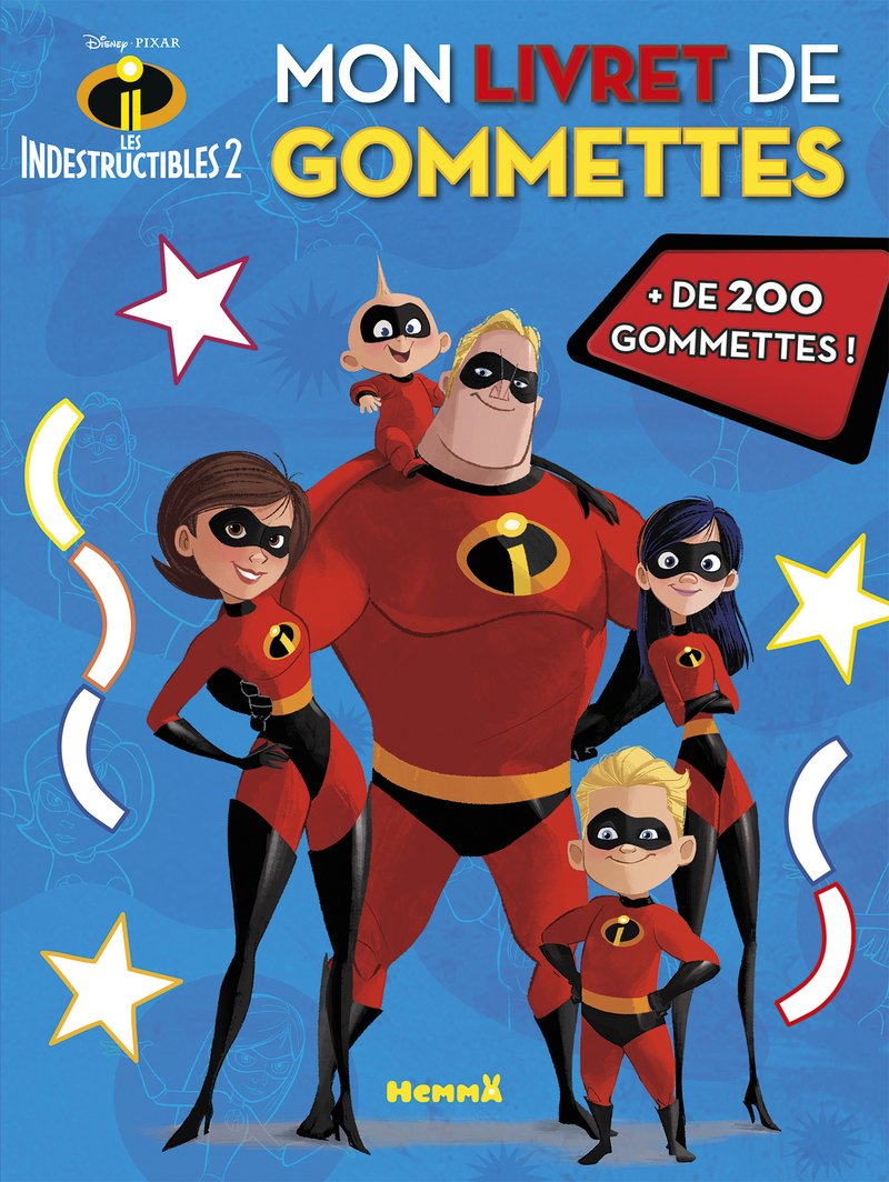 Disney Les Indestructibles 2 - Mon livret de gommettes book