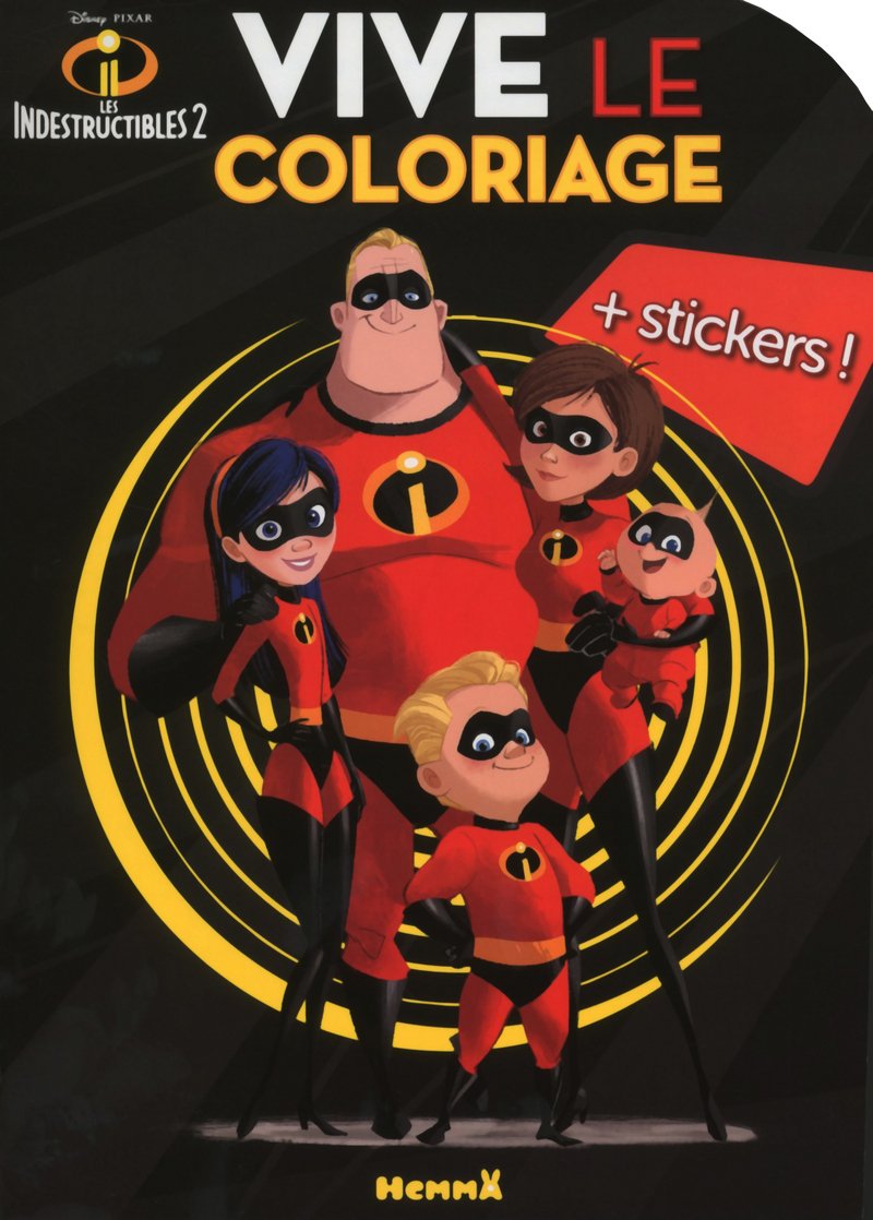 Disney Les Indestructibles 2 Vive le coloriage + Stickers ! Hobbies & Crafts