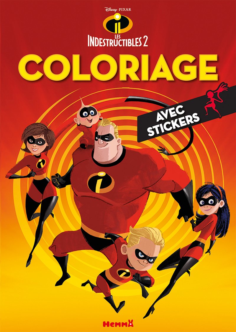 Disney Les Indestructibles 2 Coloriage avec stickers Hobbies & Crafts