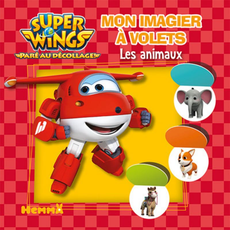 Super Wings - Mon imagier à volets - Les animaux book