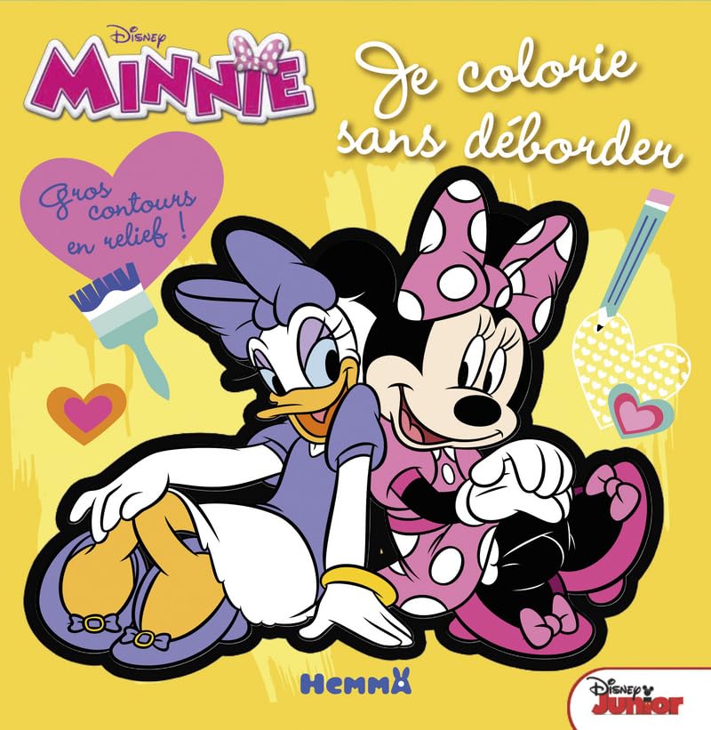 Disney Minnie Junior Je colorie sans déborder (Daisy et Minnie) Hobbies & Crafts