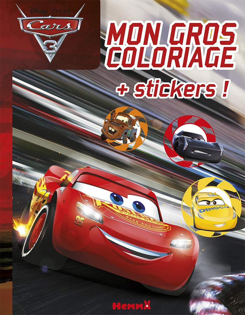 Cars 3 - Mon gros coloriage + stickers ! book