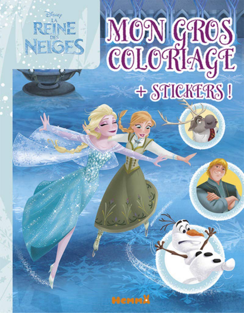 Disney La Reine des Neiges Mon gros coloriage + Stickers ! Hobbies & Crafts