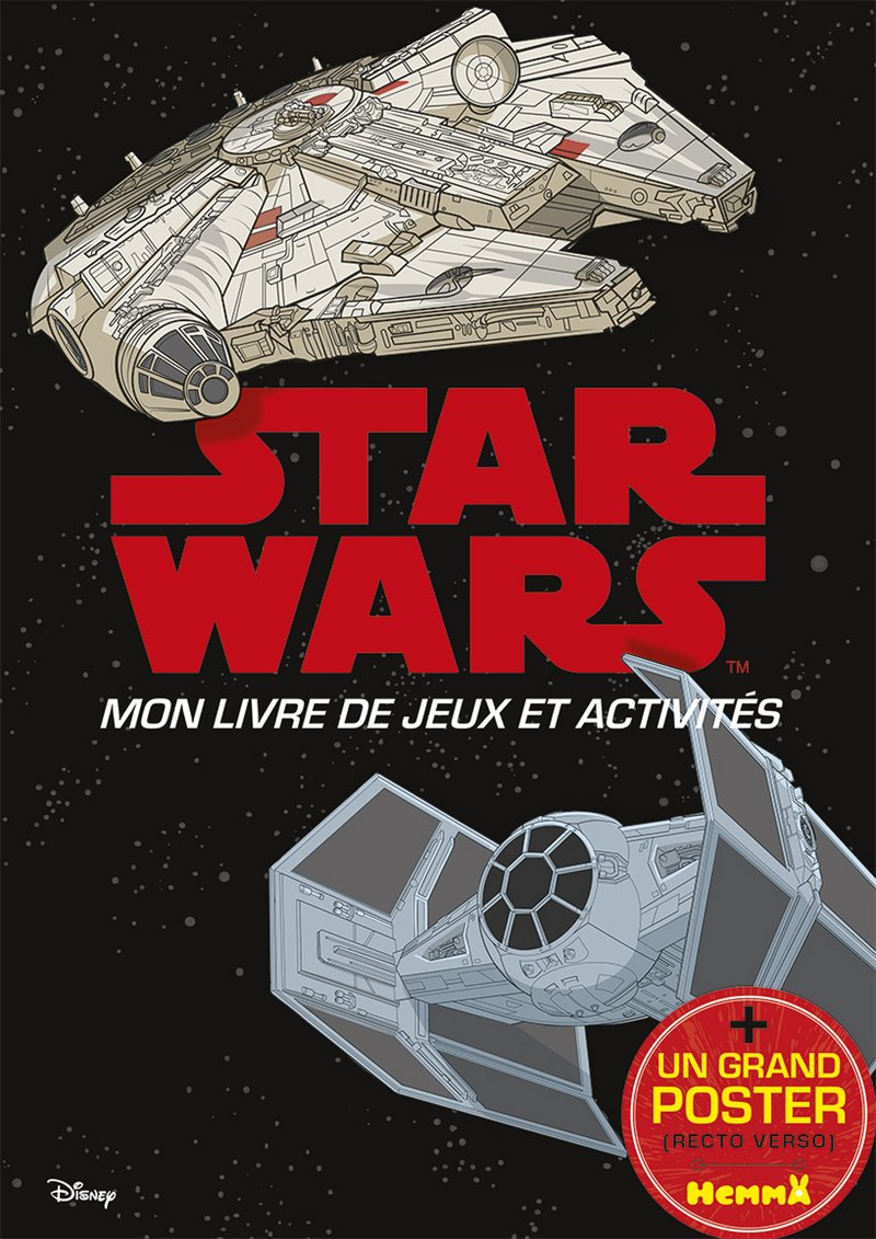 Disney Star Wars Mon livre de jeux et activités + un grand poster: Avec un grand poster Hobbies & Crafts