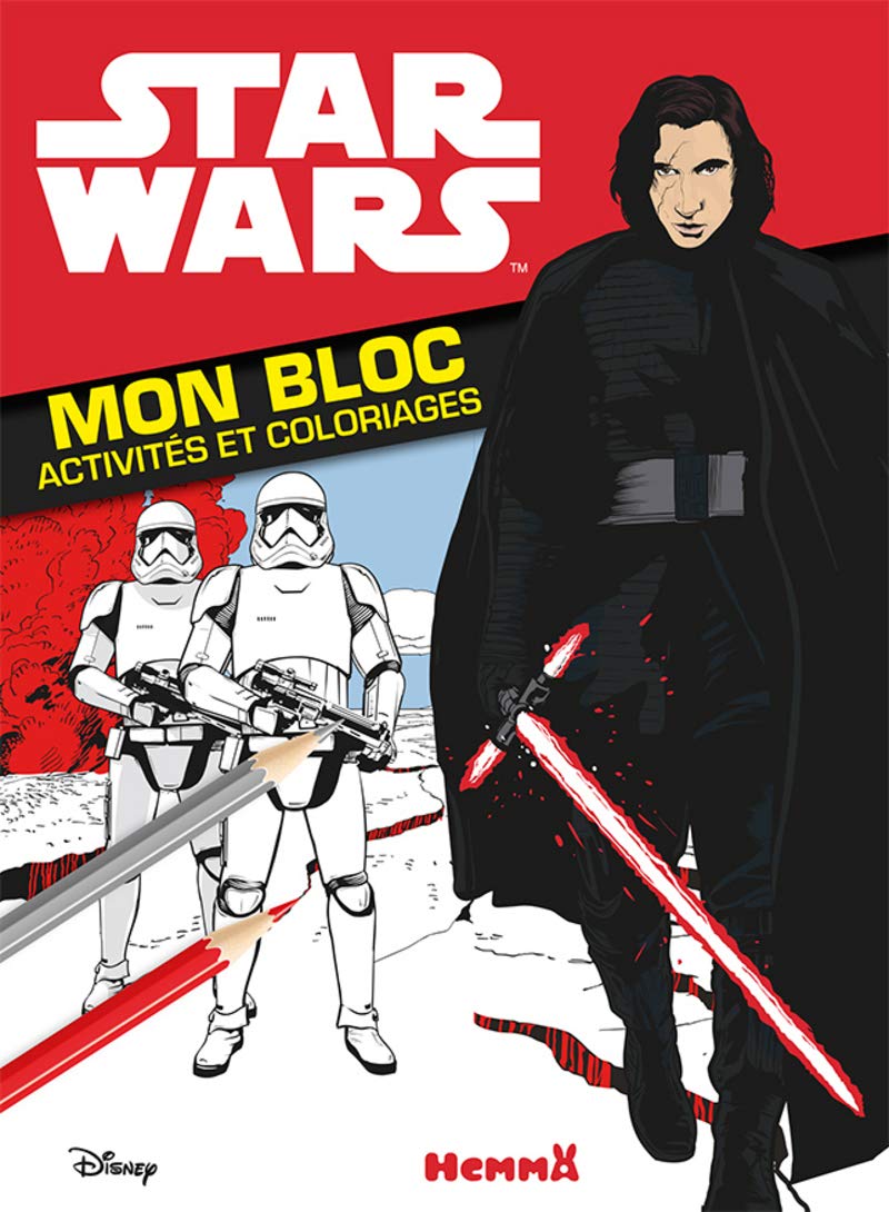 Disney Star Wars Les Derniers Jedi Ep VIII Mon bloc Activités et coloriages Hobbies & Crafts
