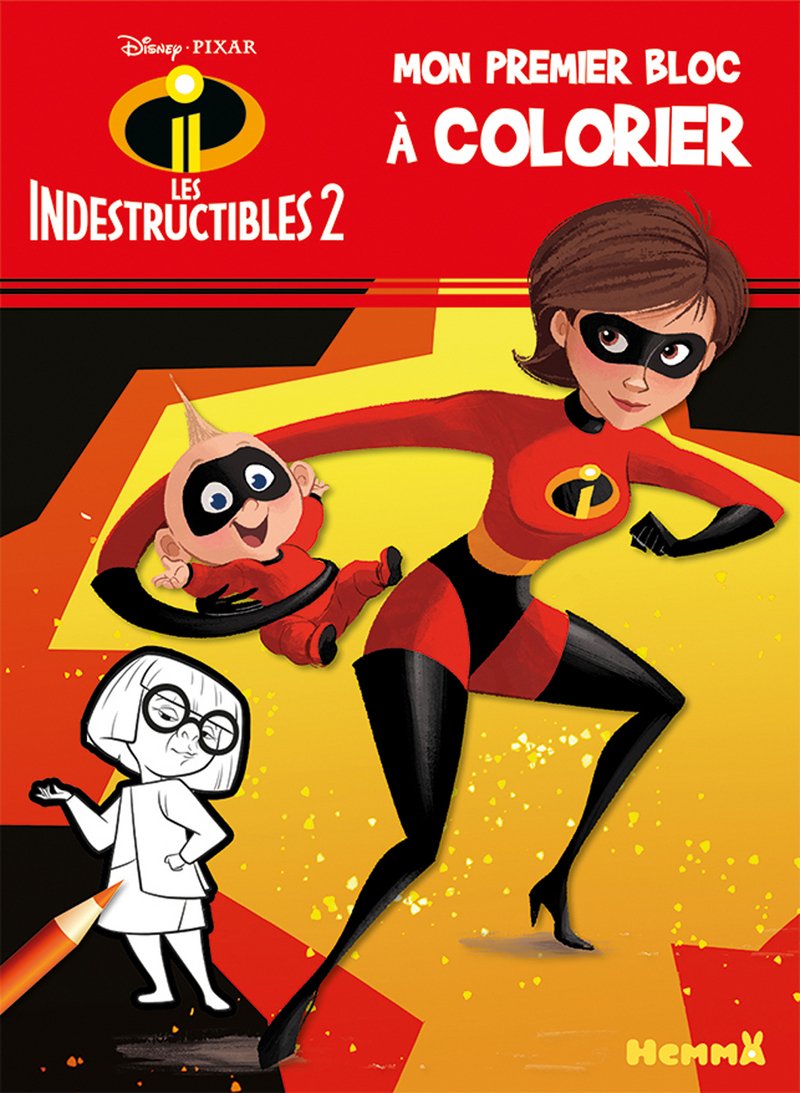 Disney Les Indestructibles 2 Mon premier bloc à colorier Hobbies & Crafts