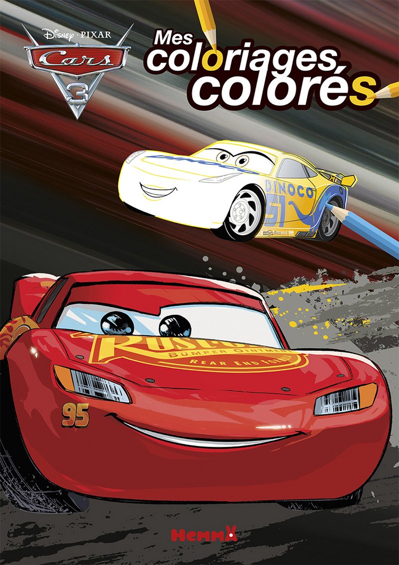 Cars 3 - Mes coloriages colorés book