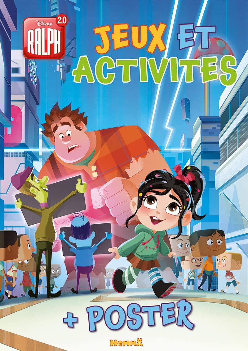 Disney Ralph 2.0 Mon livre de Jeux et Activités + un grand poster: Avec un grand poster Hobbies & Crafts