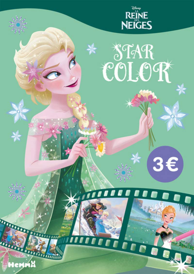 Disney La Reine des Neiges - Star Color (Fond vert) book