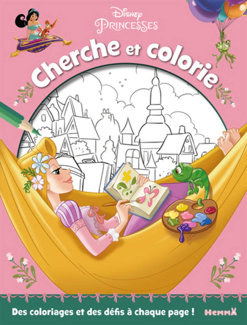 Disney Princesses - Cherche et colorie book