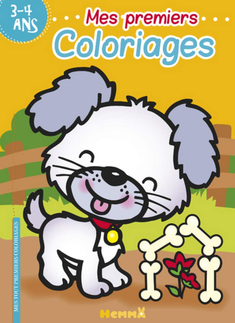 Mes premiers coloriages (3-4 ans) (Chien blanc) book