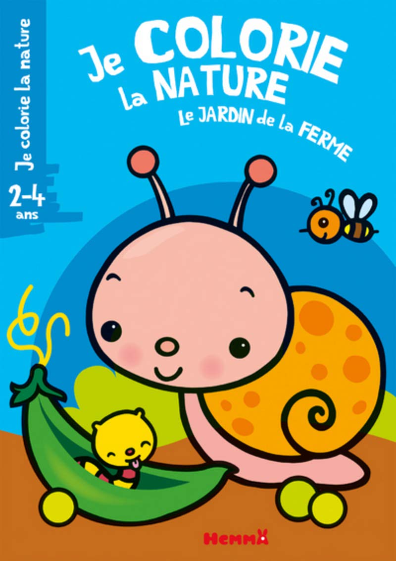 Je colorie la nature (2-4 ans) - Le jardin de la ferme book