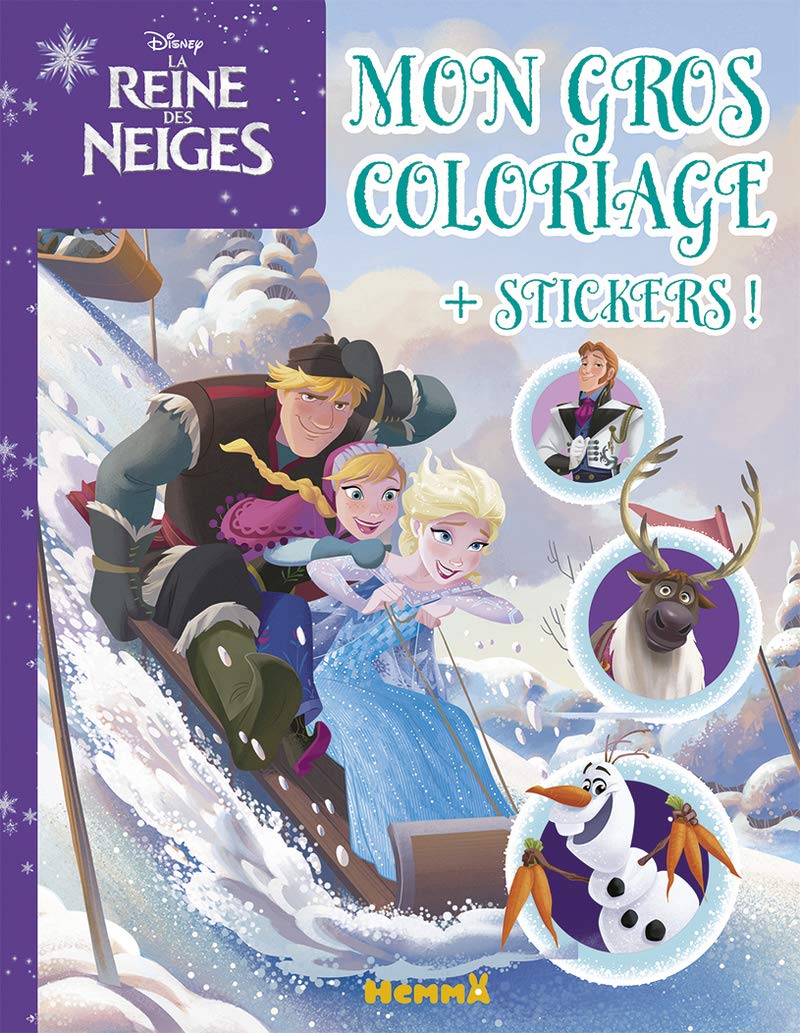 Disney La Reine des Neiges Mon gros coloriage + Stickers ! Hobbies & Crafts