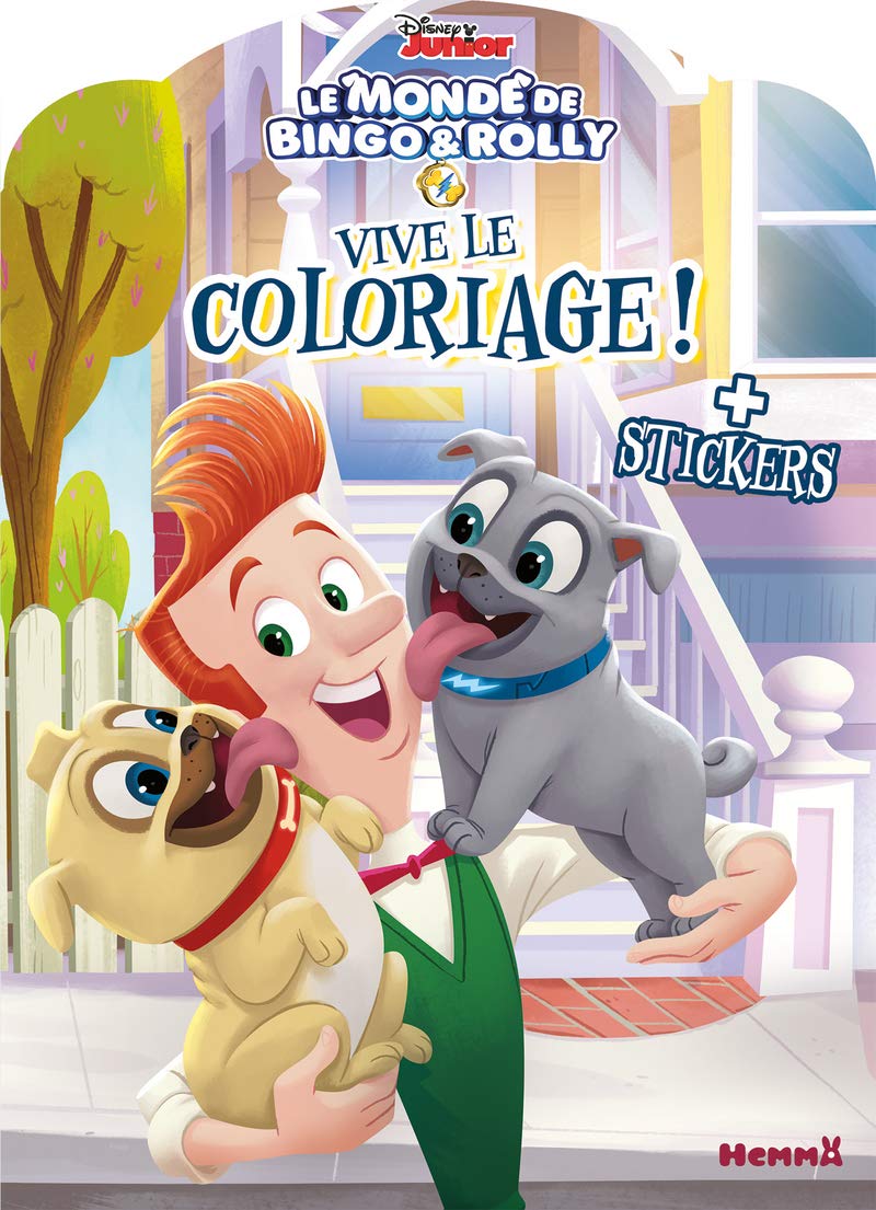Disney Le monde de Bingo & Rolly Vive le coloriage ! + Sitckers: + stickers Hobbies & Crafts