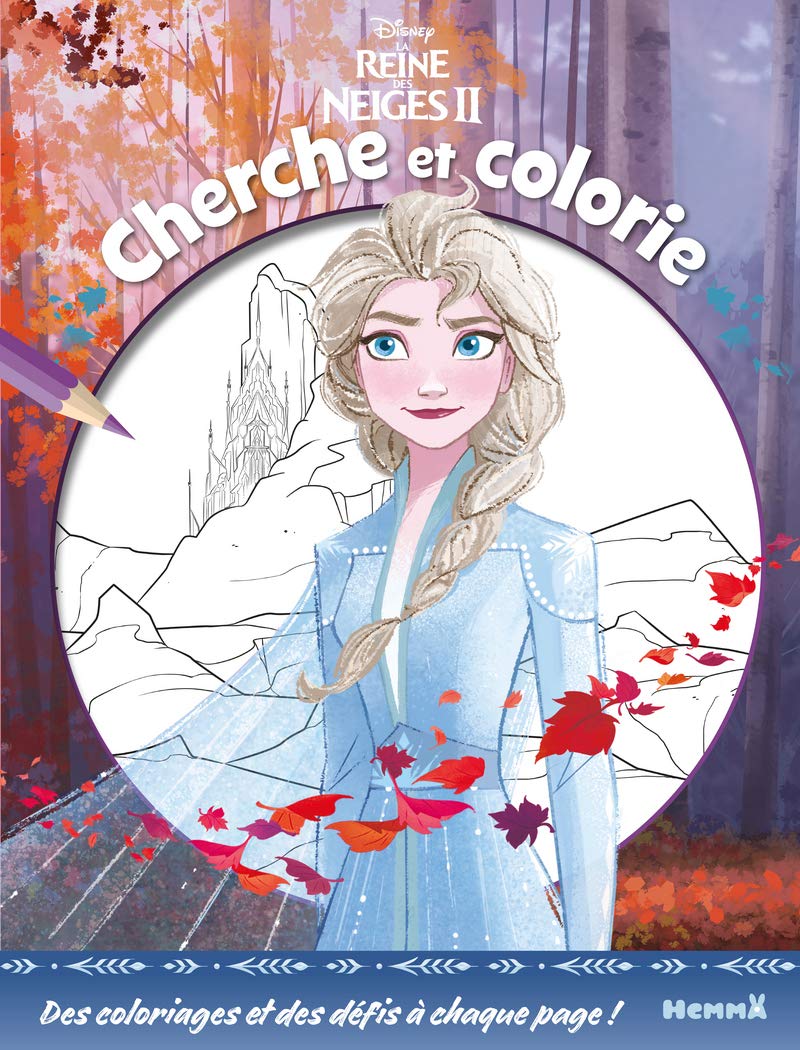 Disney La Reine des Neiges 2 Cherche et colorie: Des coloriages et des défis à chaque page ! Hobbies & Crafts