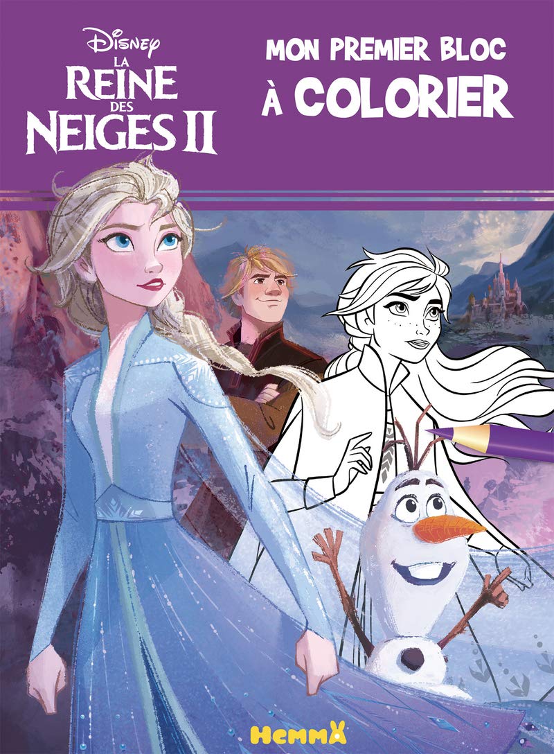 Disney La Reine des Neiges 2 Mon premier bloc à colorier Hobbies & Crafts