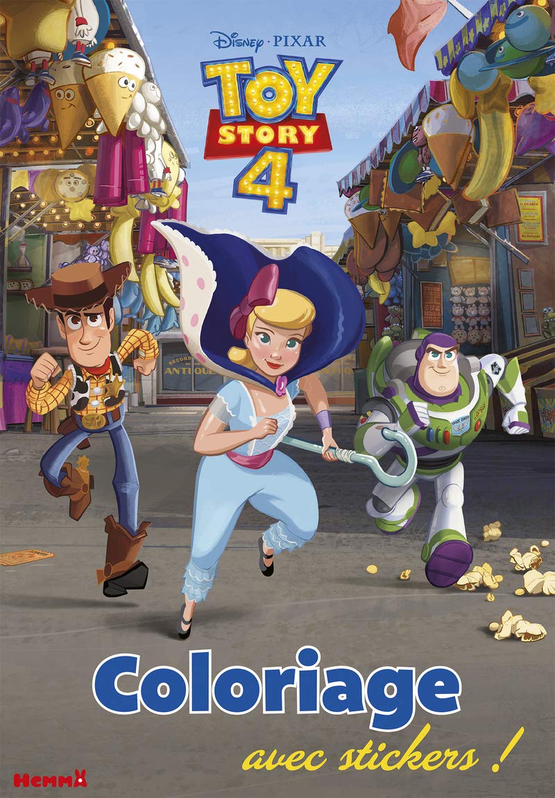 Disney Toy Story 4 Coloriage avec stickers ! Hobbies & Crafts