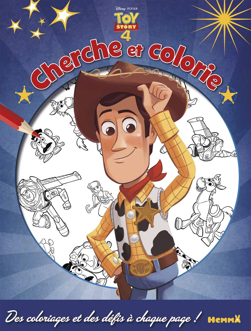 Disney Toy Story 4 Cherche et colorie: Des coloriages et des défis à chaque page ! Hobbies & Crafts