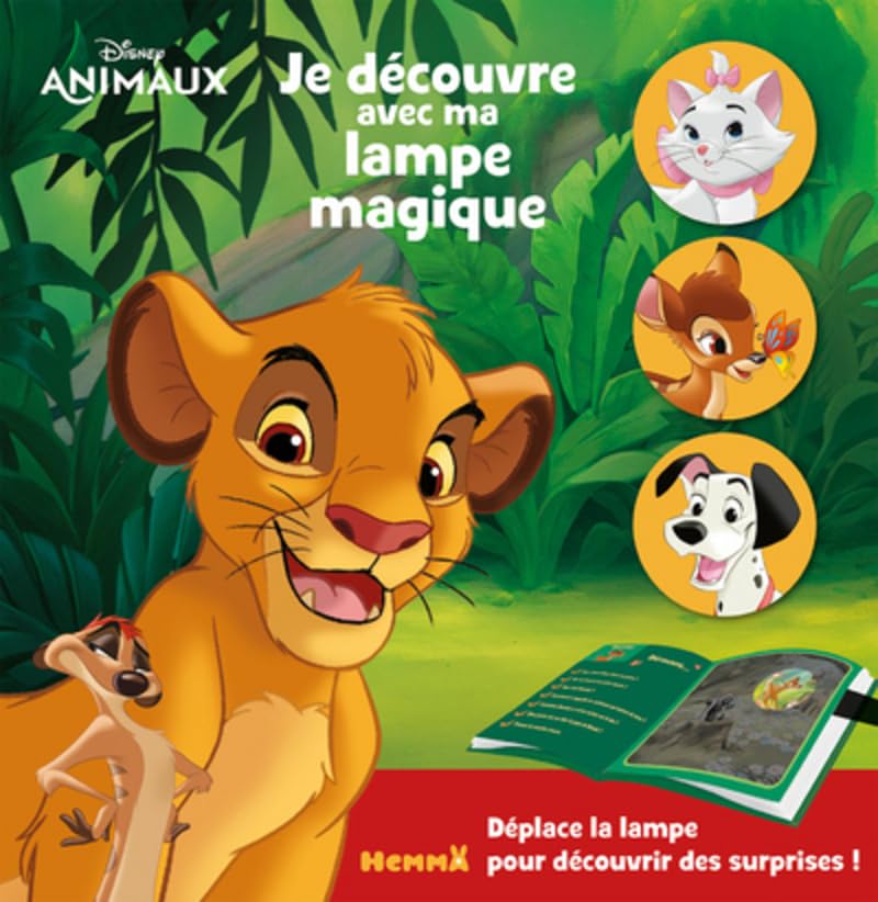 Disney Animaux - Je découvre avec ma lampe magique book