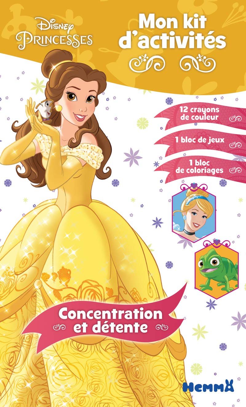 Disney Princesses - Mon kit d'activités - Concentration et détente book