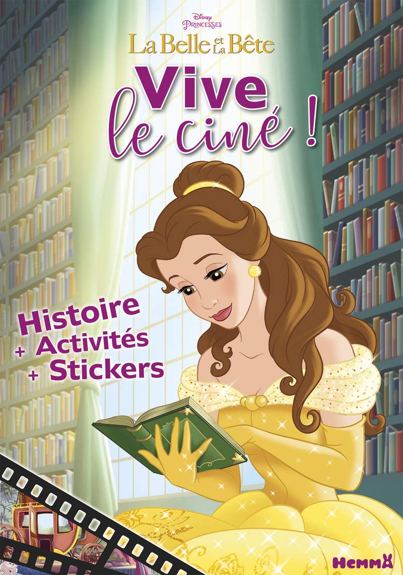 Disney Princesses La Belle et la Bête Vive le ciné !: Histoires + activités + stickers Hobbies & Crafts
