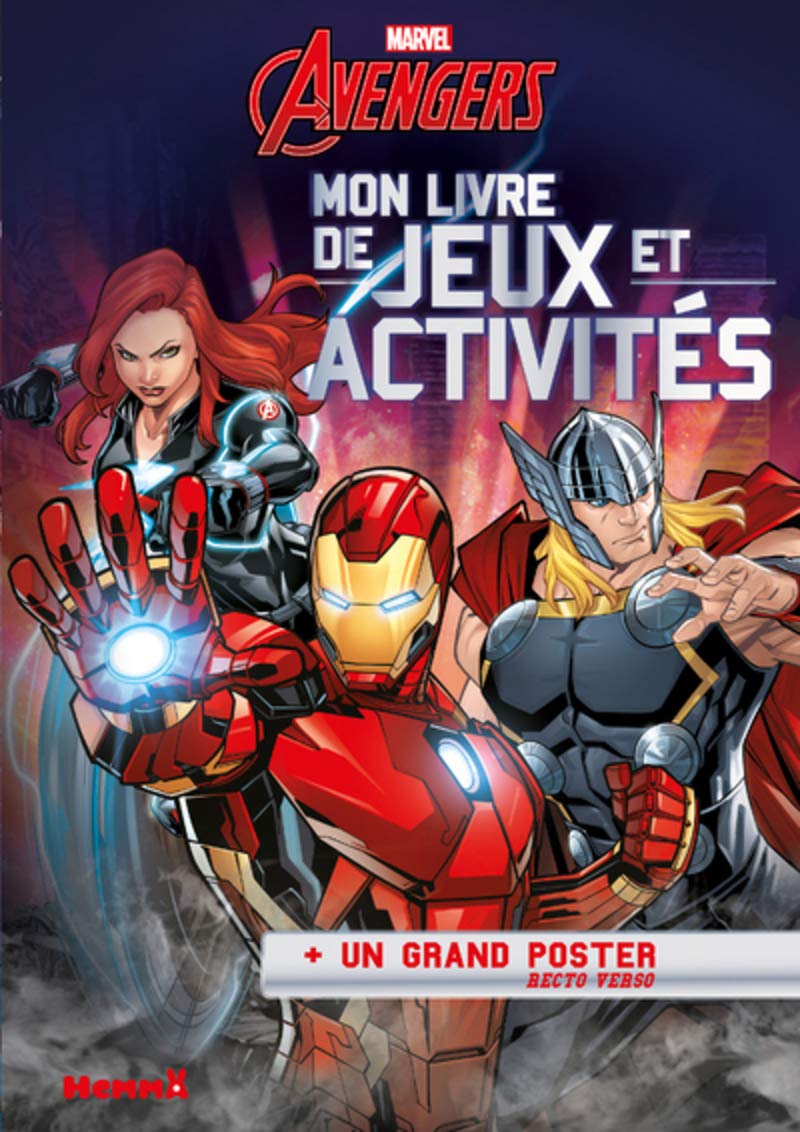 Marvel Avengers - Mon livre de Jeux et Activités + un grand poster book