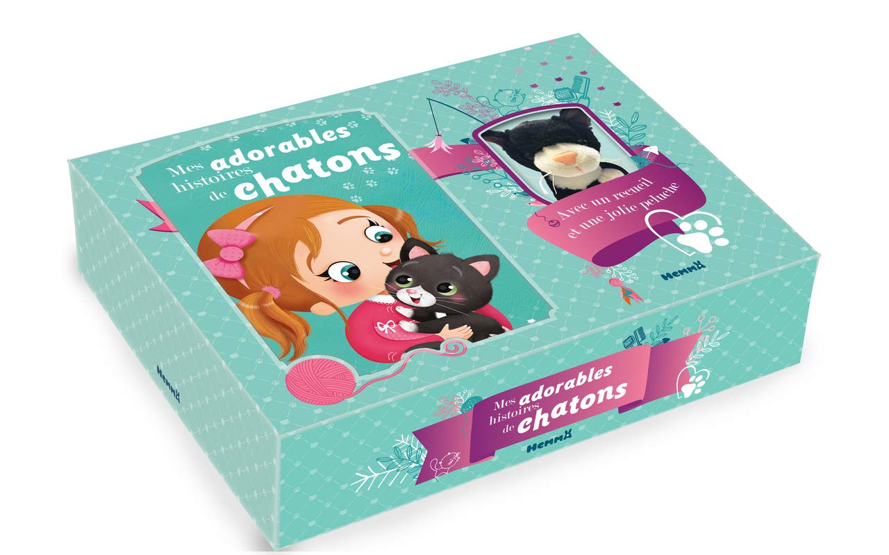 Coffret Mes adorables histoires de chatons: Avec un recueil et une jolie peluche Non-fiction