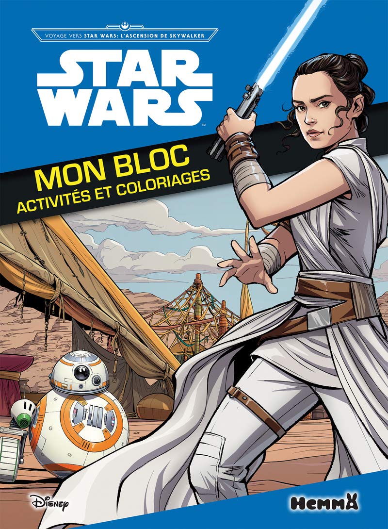 Disney Star Wars Voyage vers SW L'Ascension de Skywalker - Mon bloc activités et coloriages book