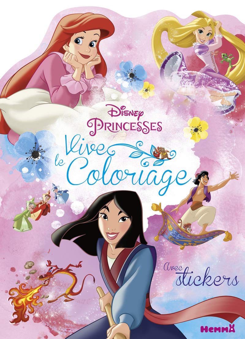 Disney Princesses - Vive le coloriage ! (Mulan, Ariel et Raiponce) book