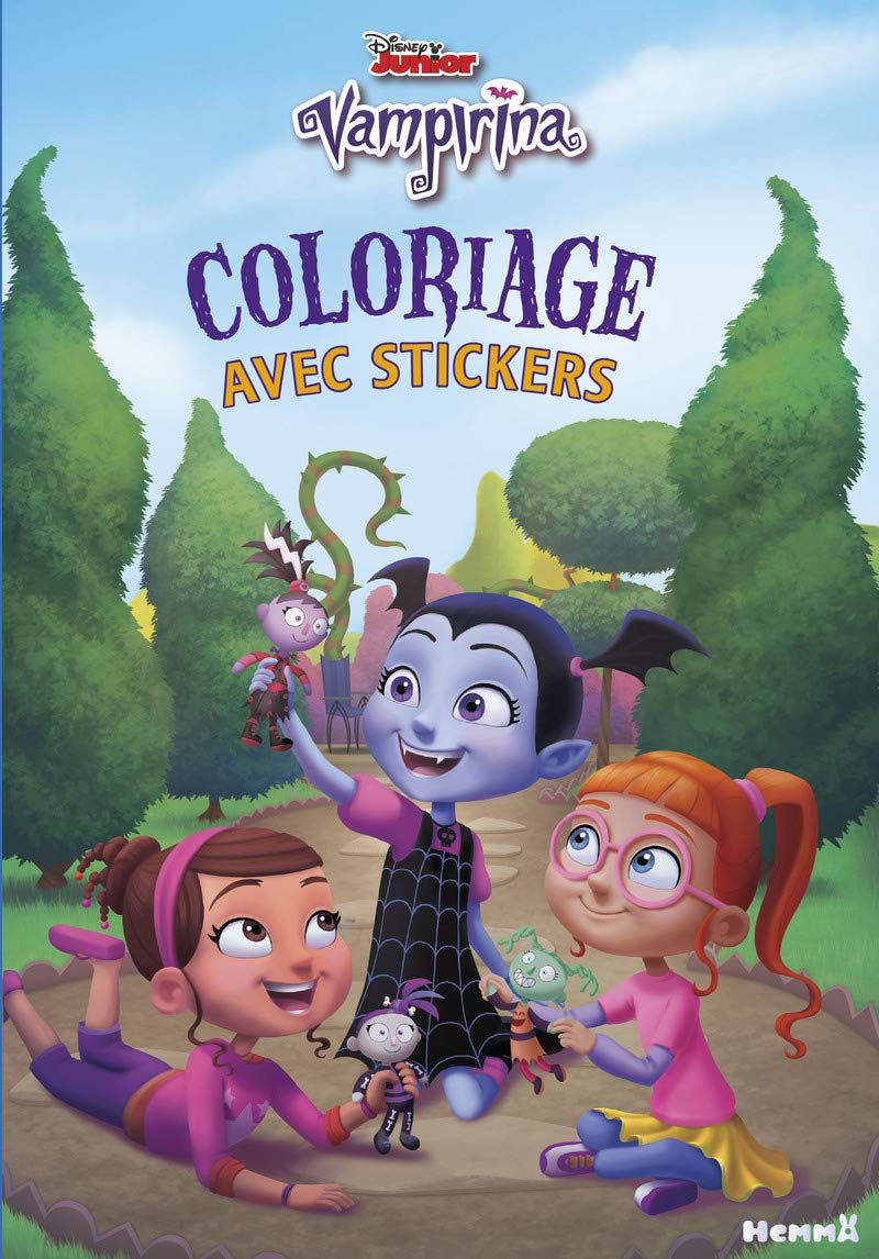 Disney Vampirina - Coloriage avec stickers (Poppy-Vampirina-Bridget) book