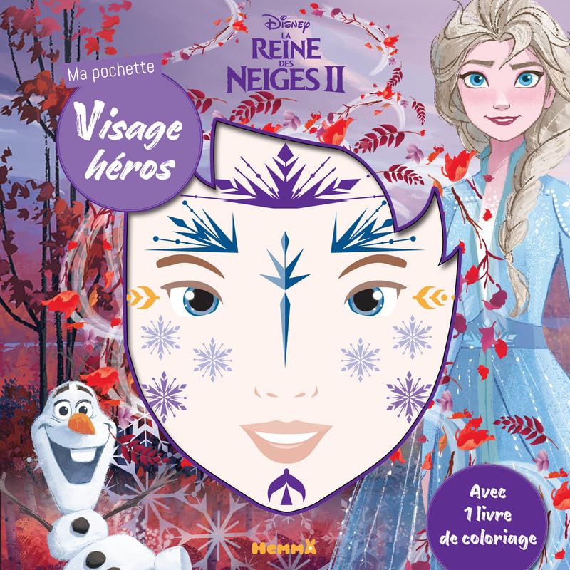 Disney La Reine des Neiges 2 - Ma pochette visage héros book