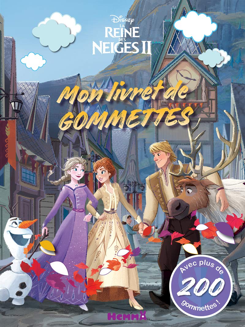 Disney La Reine des Neiges 2 - Mon livret de gommettes (Fond village) book