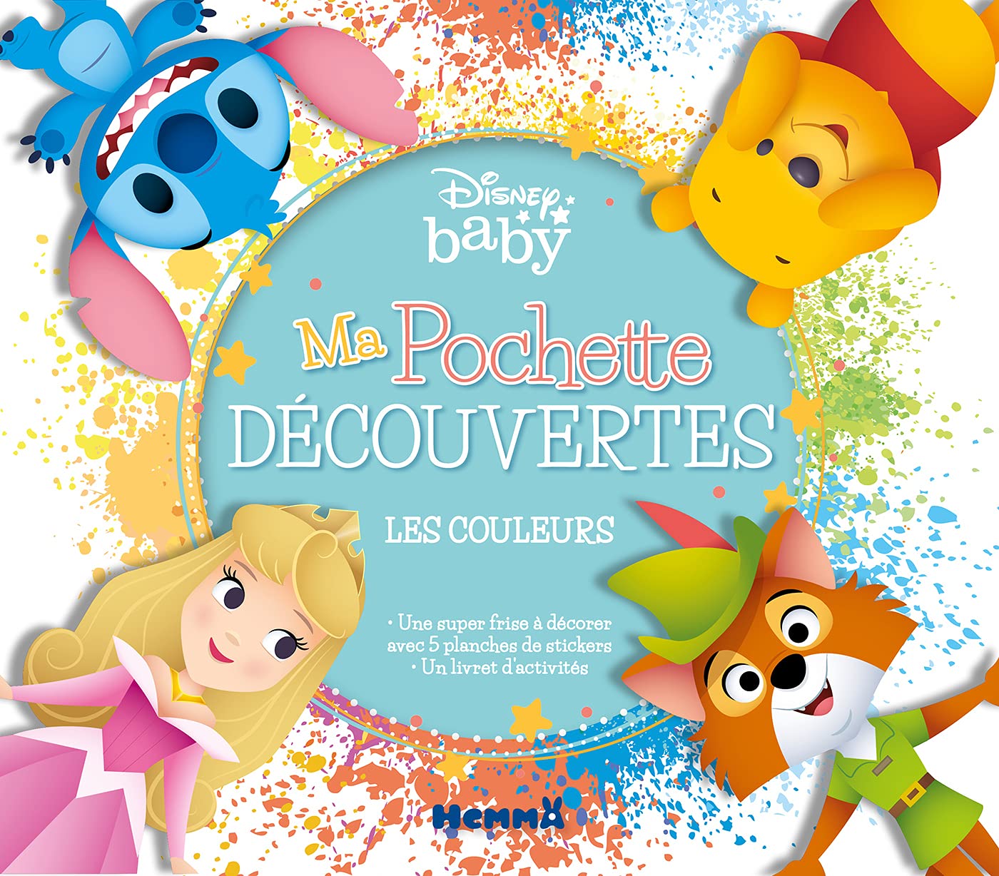 Disney Baby – Ma pochette découvertes – Les couleurs – Pochette d'activités avec des stickers – Dès 4 ans book