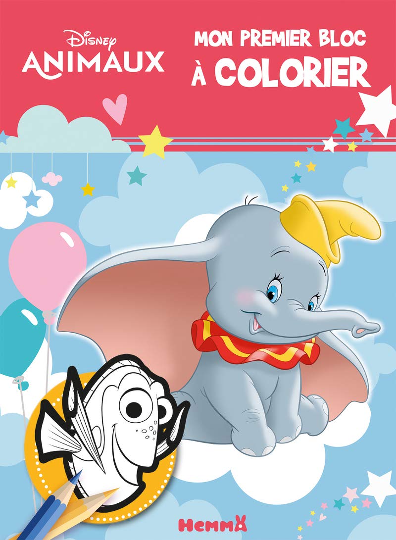 Disney Animaux – Mon premier bloc à colorier – Livre de coloriage – Dès 3 ans book